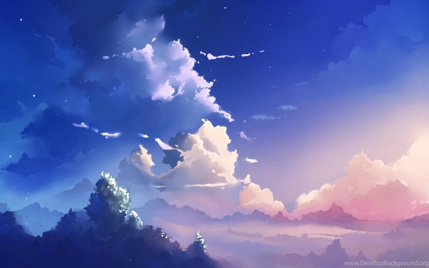 1680x1050 Download Anime Sky Scenery Wallpaper 7984 1920x1080 Px High. Desktop Background