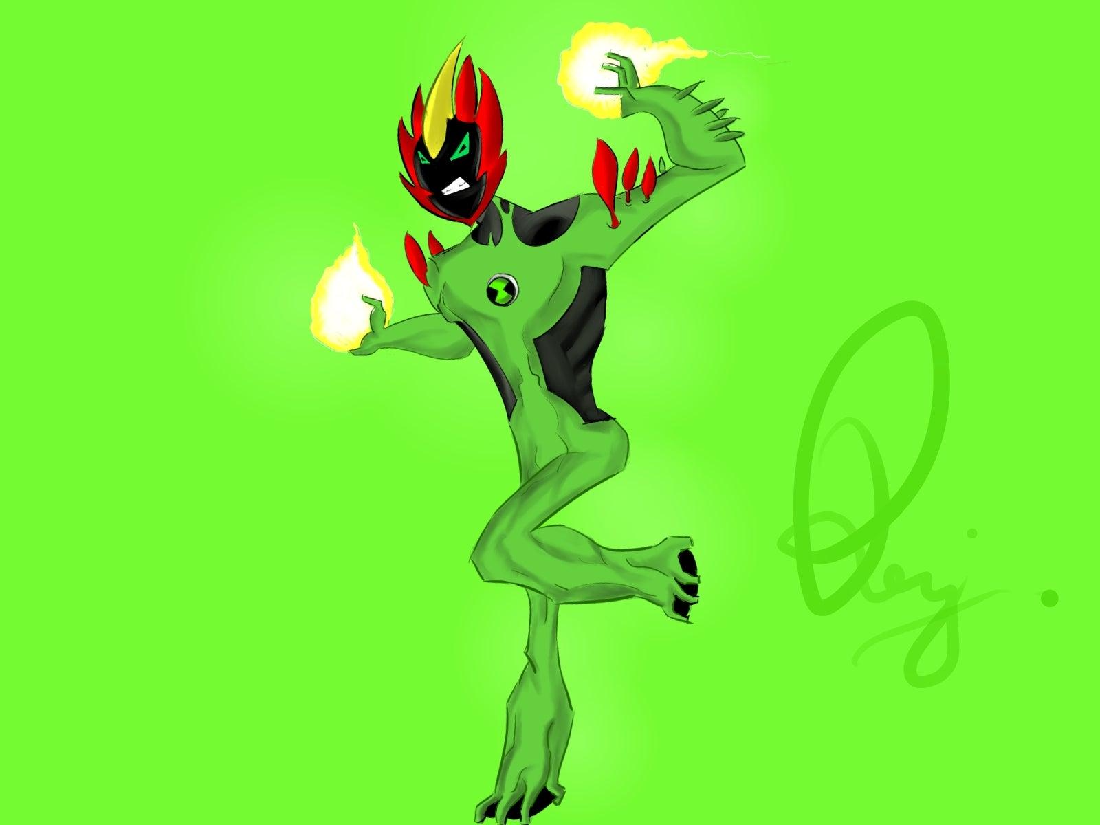 1600x1200 Swampfire fanart