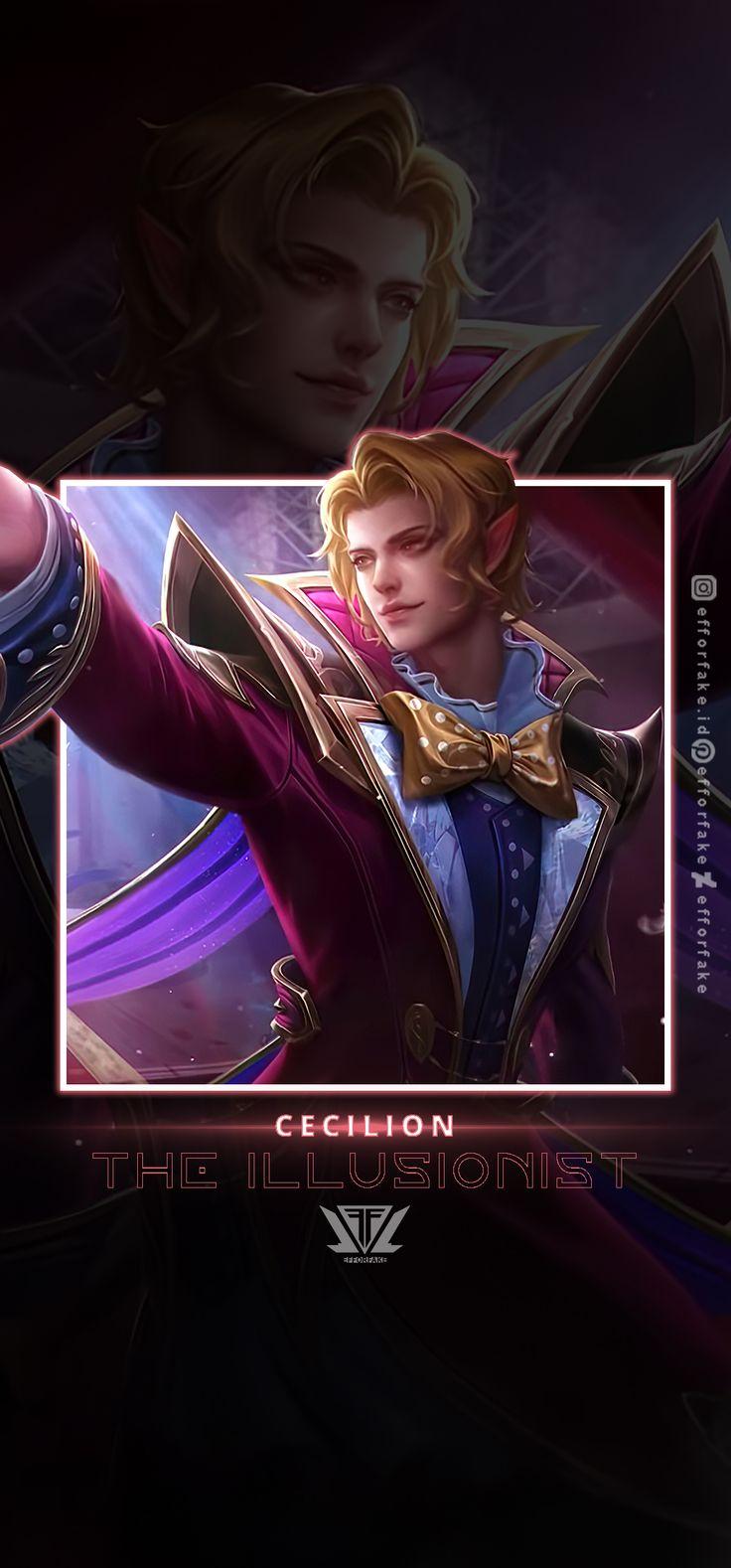 736x1578 Cecilion The Illusionist. The illusionist, Mobile legend wallpaper, Mobile legends