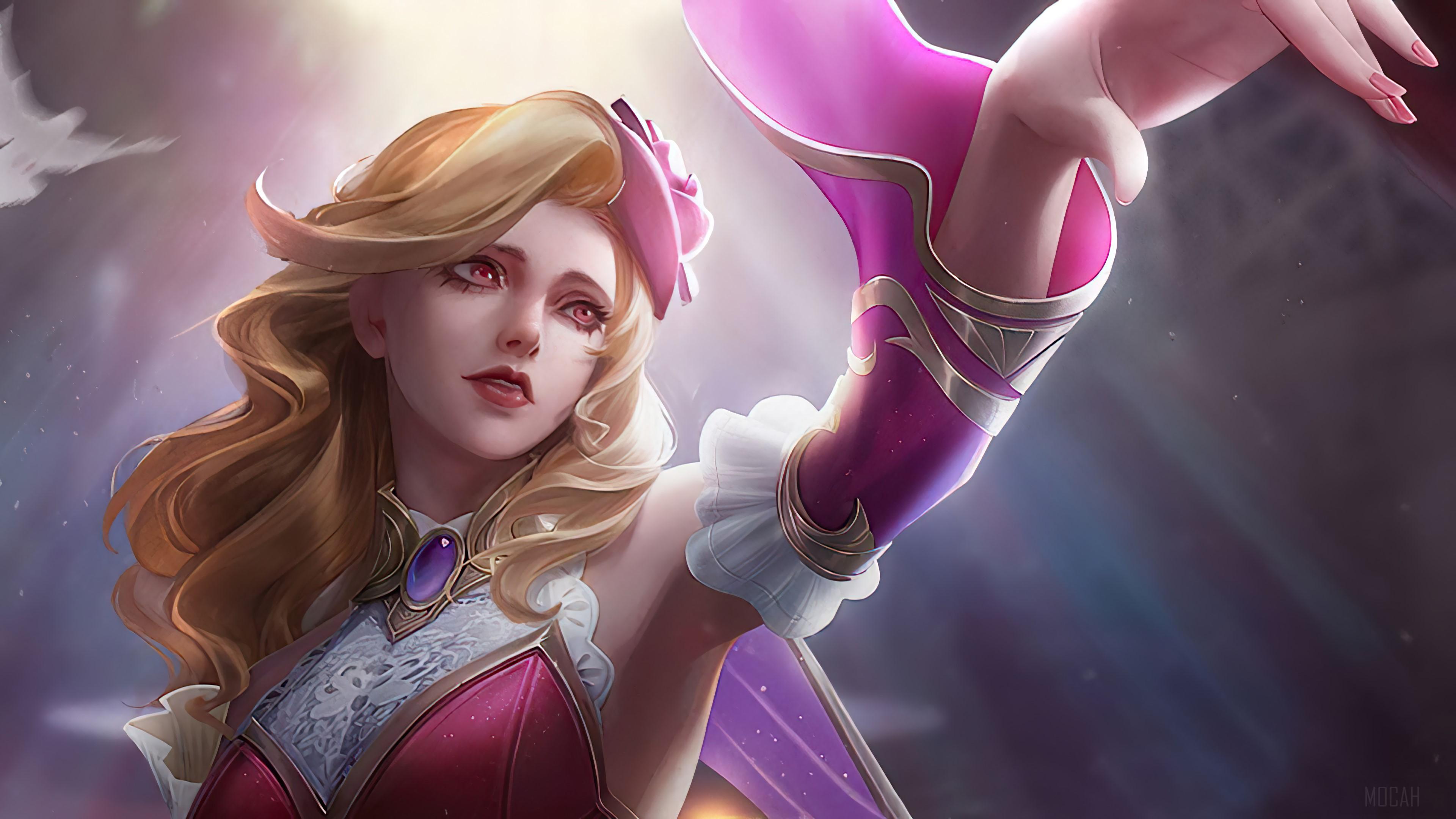 3840x2160 Carmilla, Magician Girl, Cecilion, The Illusionist, Skin, Mobile Legends Bang Bang, ML, MLBB, Video Game 4k wallpaper HD Wallpaper