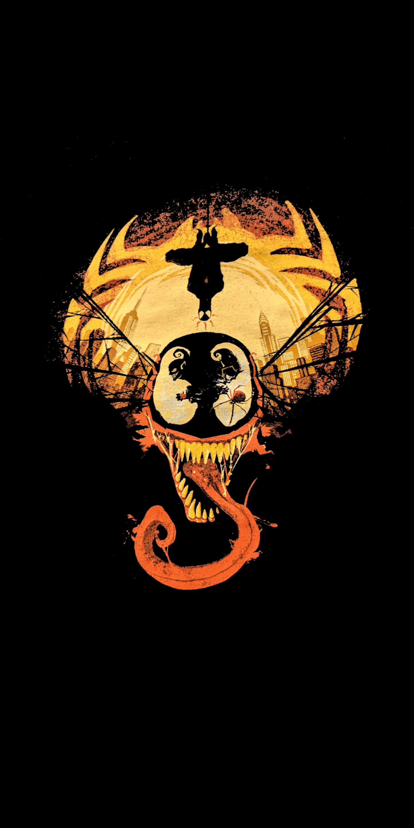 1440x2880 Venom amoled wallpaper