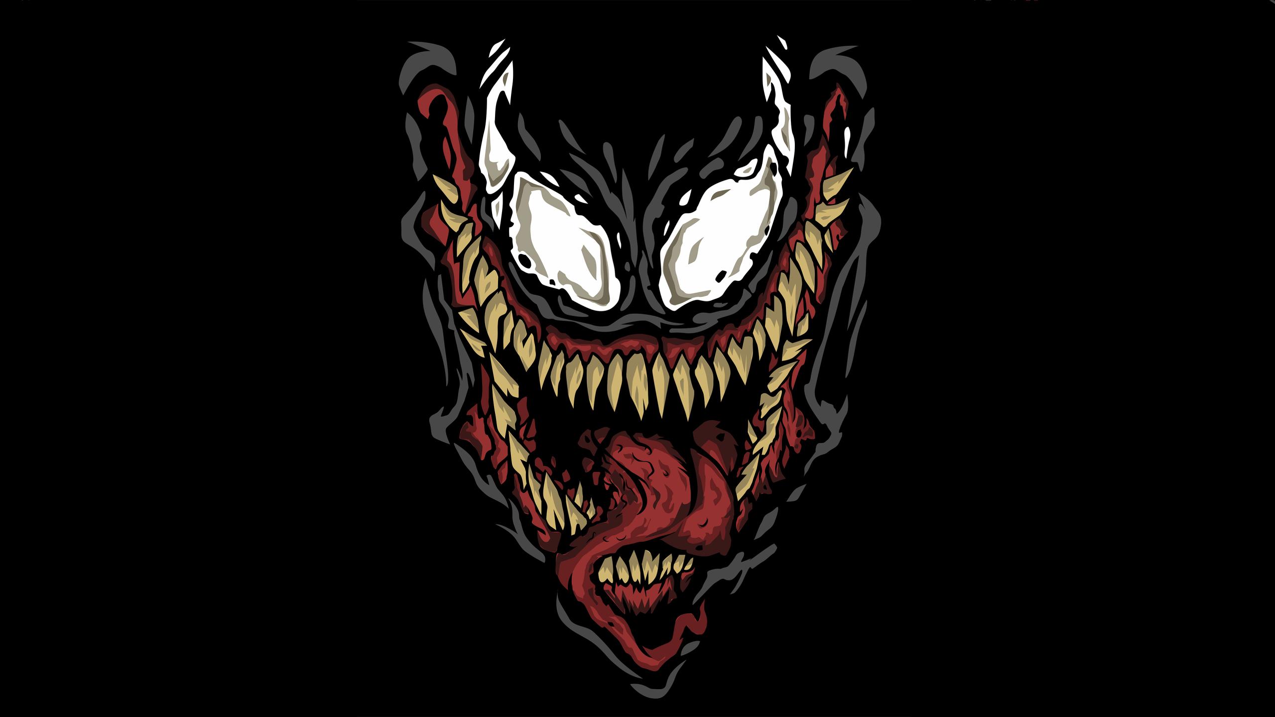 2560x1440 4k Venom Minimalism 1440P Resolution Wallpaper, HD Minimalist 4K Wallpaper, Image, Photo and Background