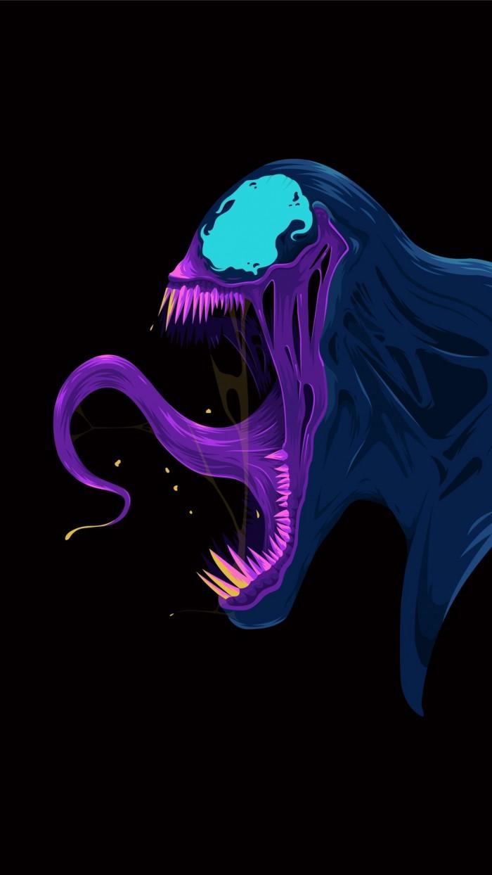 700x1244 Amoled Venom IPhone Wallpaper
