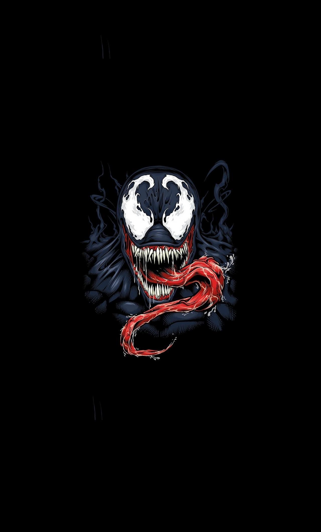 1280x2120 Download 1280x2120 wallpaper minimal, venom, supervillain, artwork, iphone 6 plus, 1280x2120 HD image, background, 18990