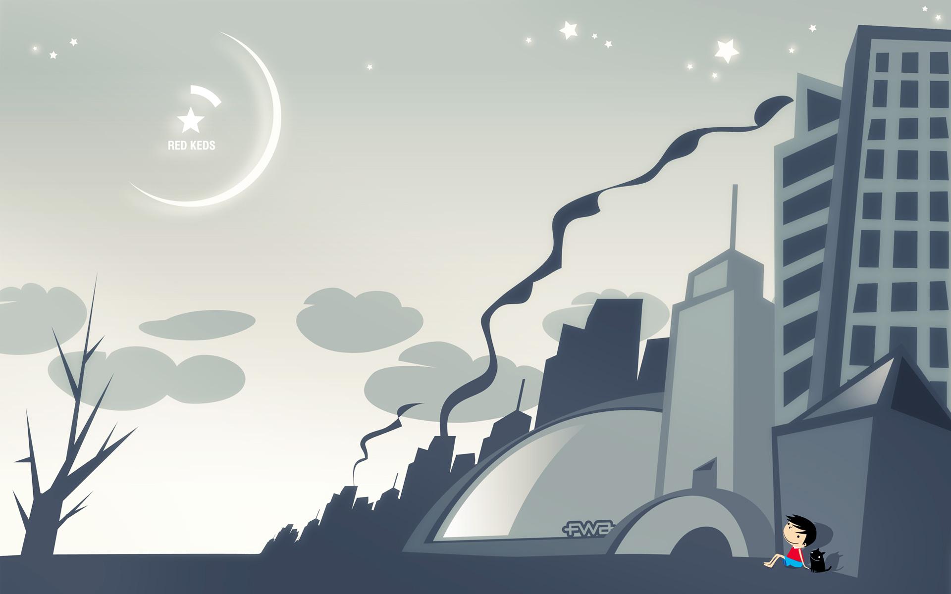 1920x1200 Moonlight, wallpaper, cartoon