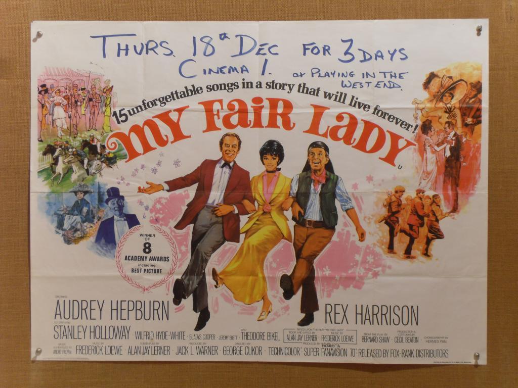 1024x768 My Fair Lady Vintage Movie Poster