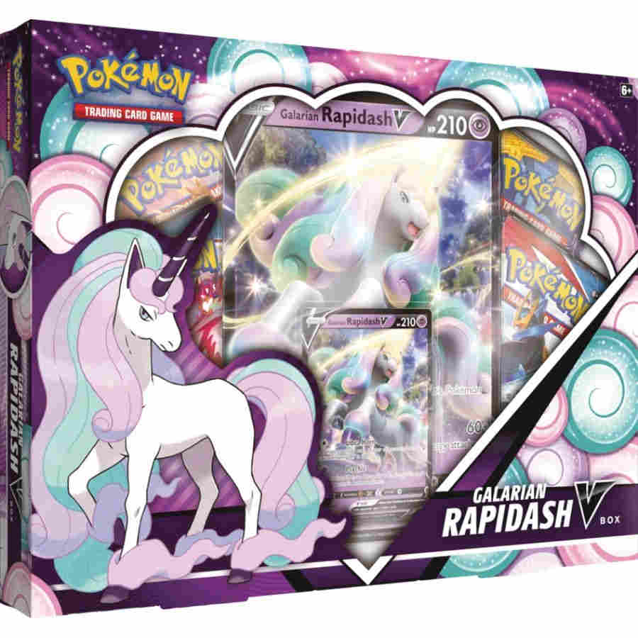 900x900 Pokémon TCG: Galarian Rapidash V Box Booster Packs