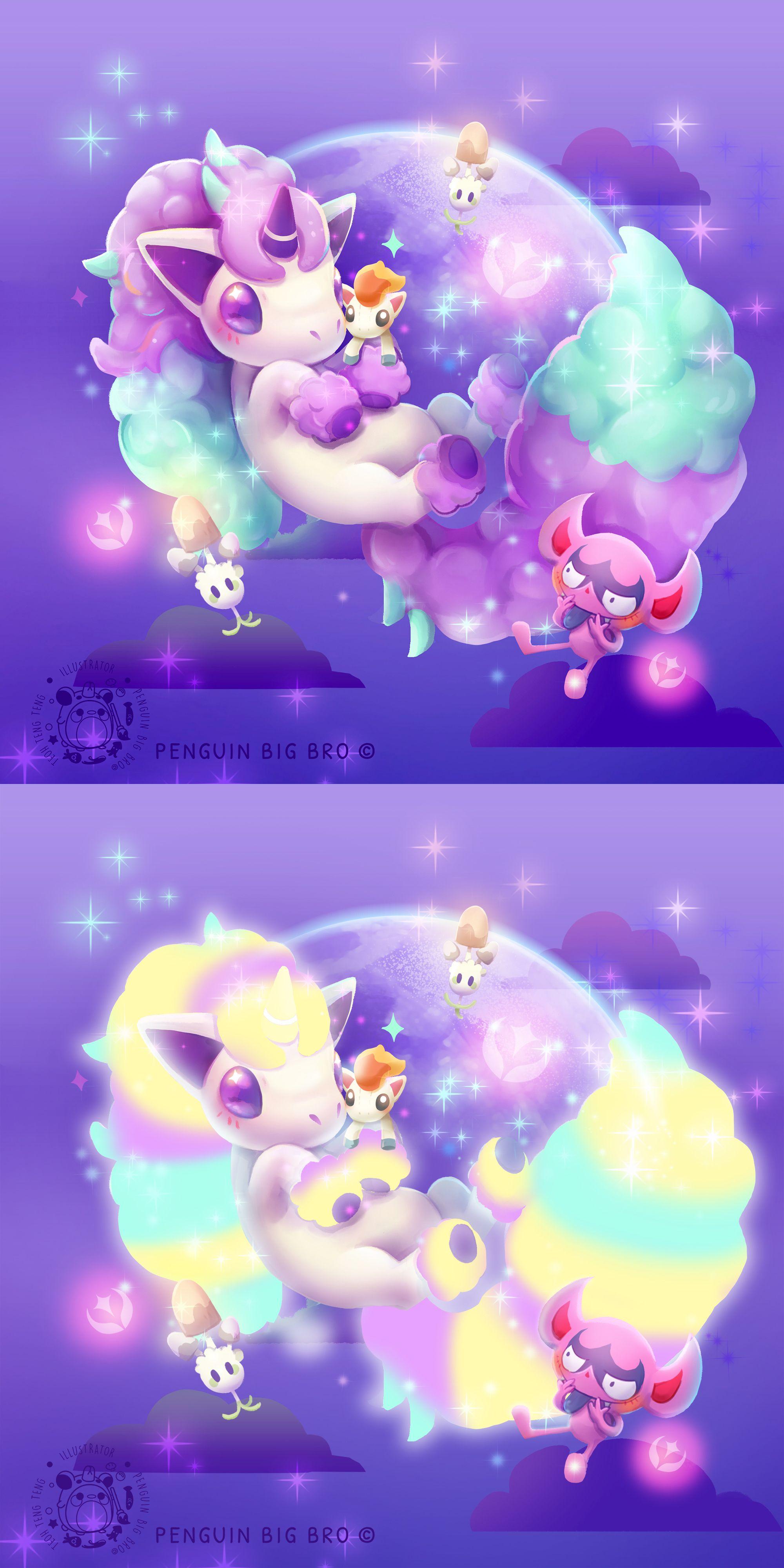 2000x4000 Galarian Ponyta by PenguinBigBro. Cute pokemon, Pokemon eeveelutions, Pokemon