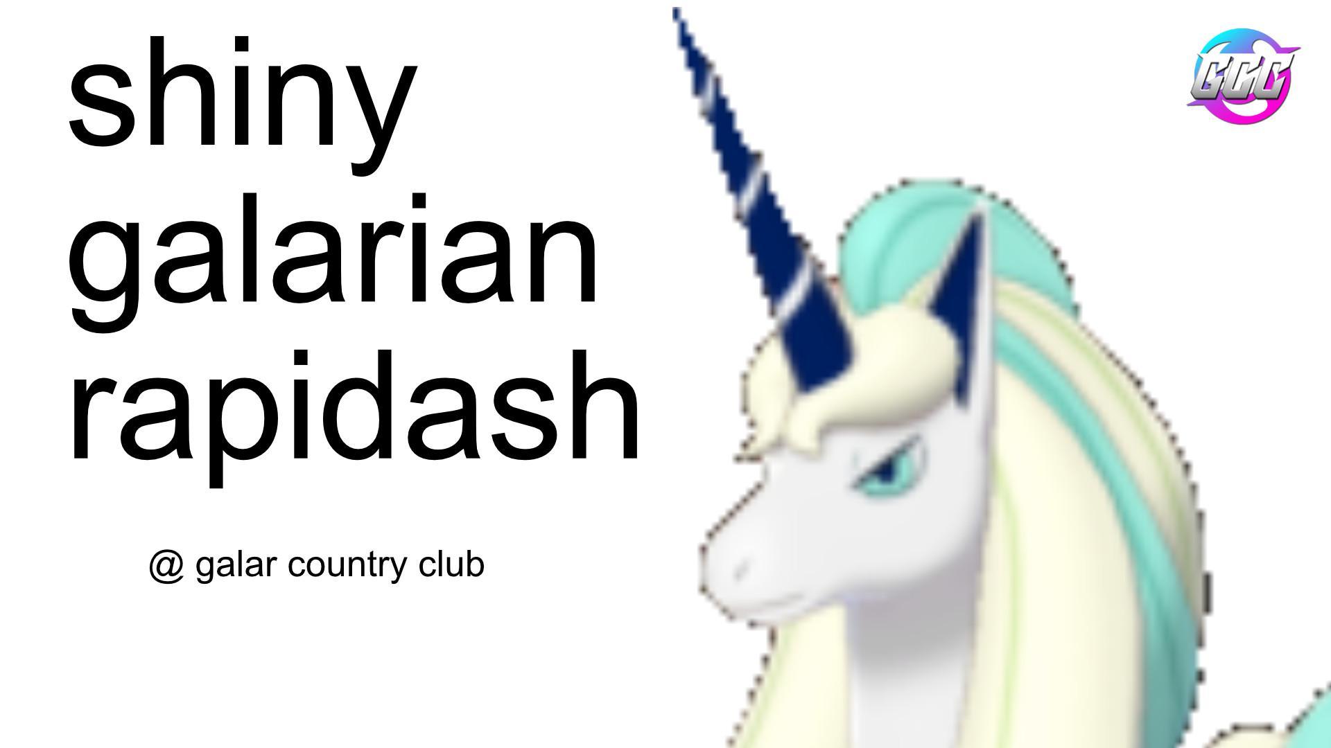 1920x1080 Shiny Galarian Rapidash GCC