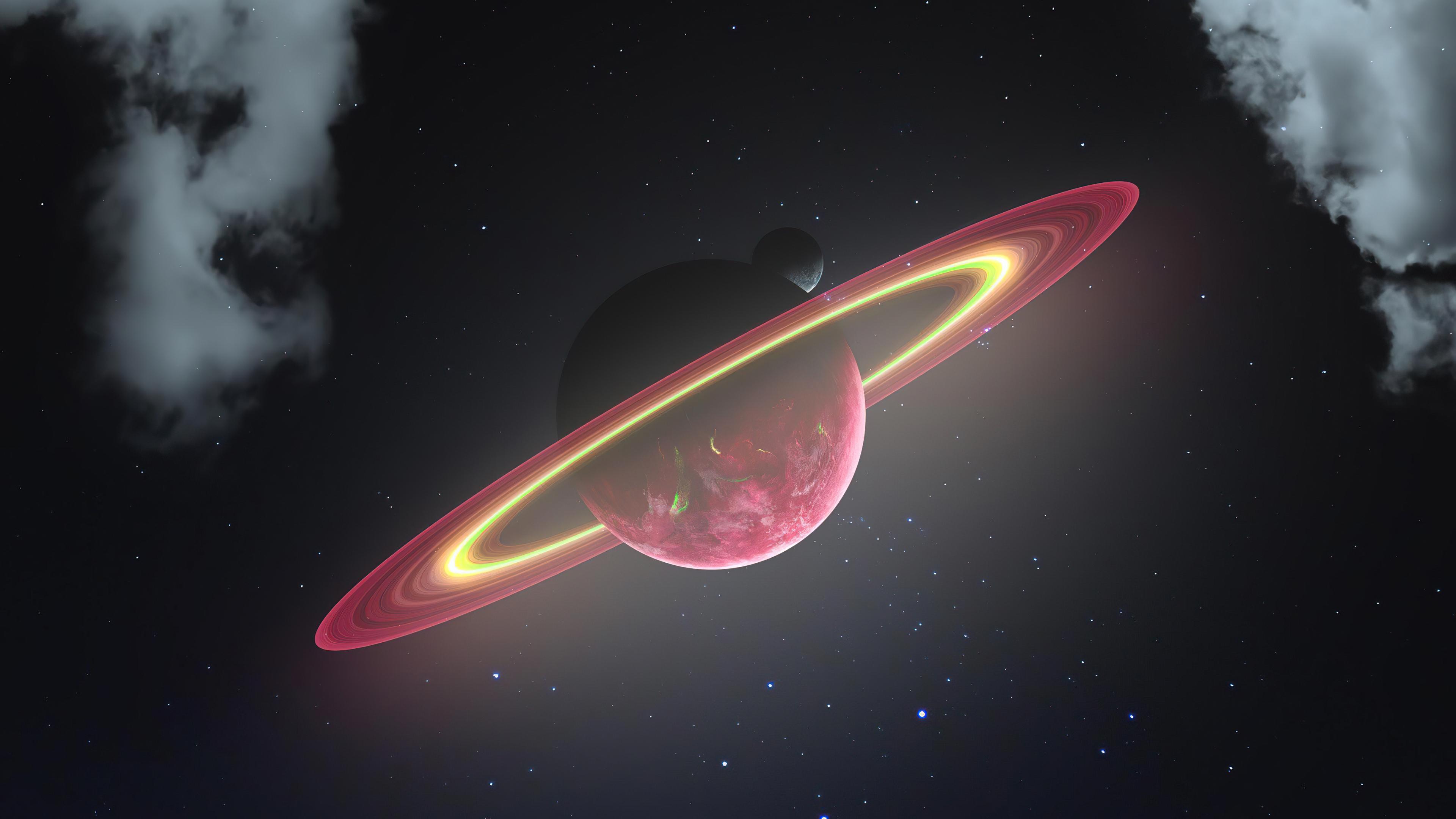 3840x2160 Deep Space Ring Planet 4k, HD Digital Universe, 4k Wallpaper, Image, Background, Photo and Picture