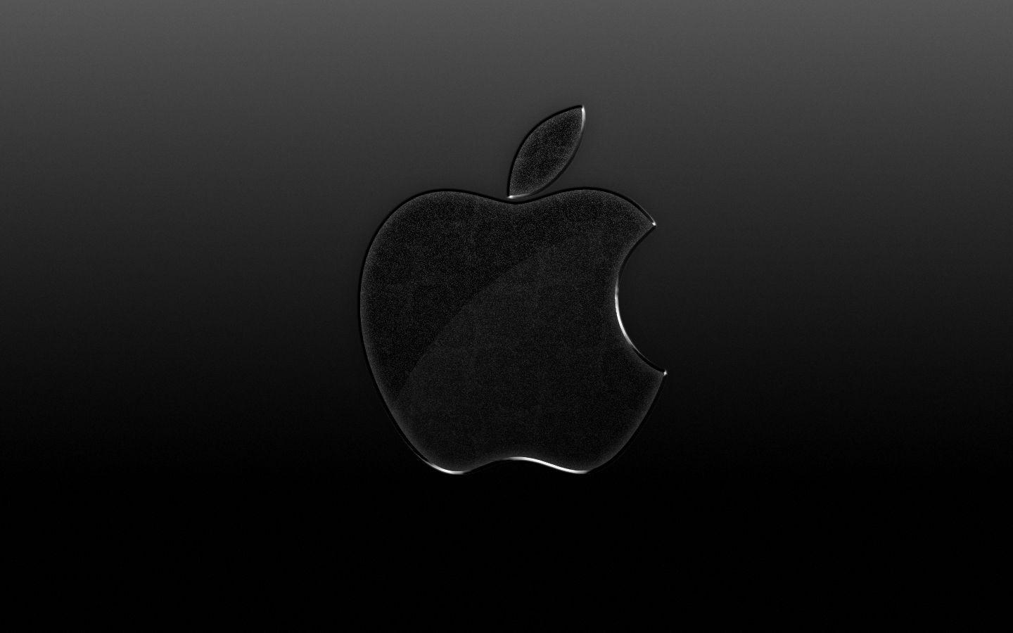 1440x900 Apple Inc Wallpaper Black Apple Wallpaper Wallpaper 93019. Black apple wallpaper, Apple wallpaper, Black apple
