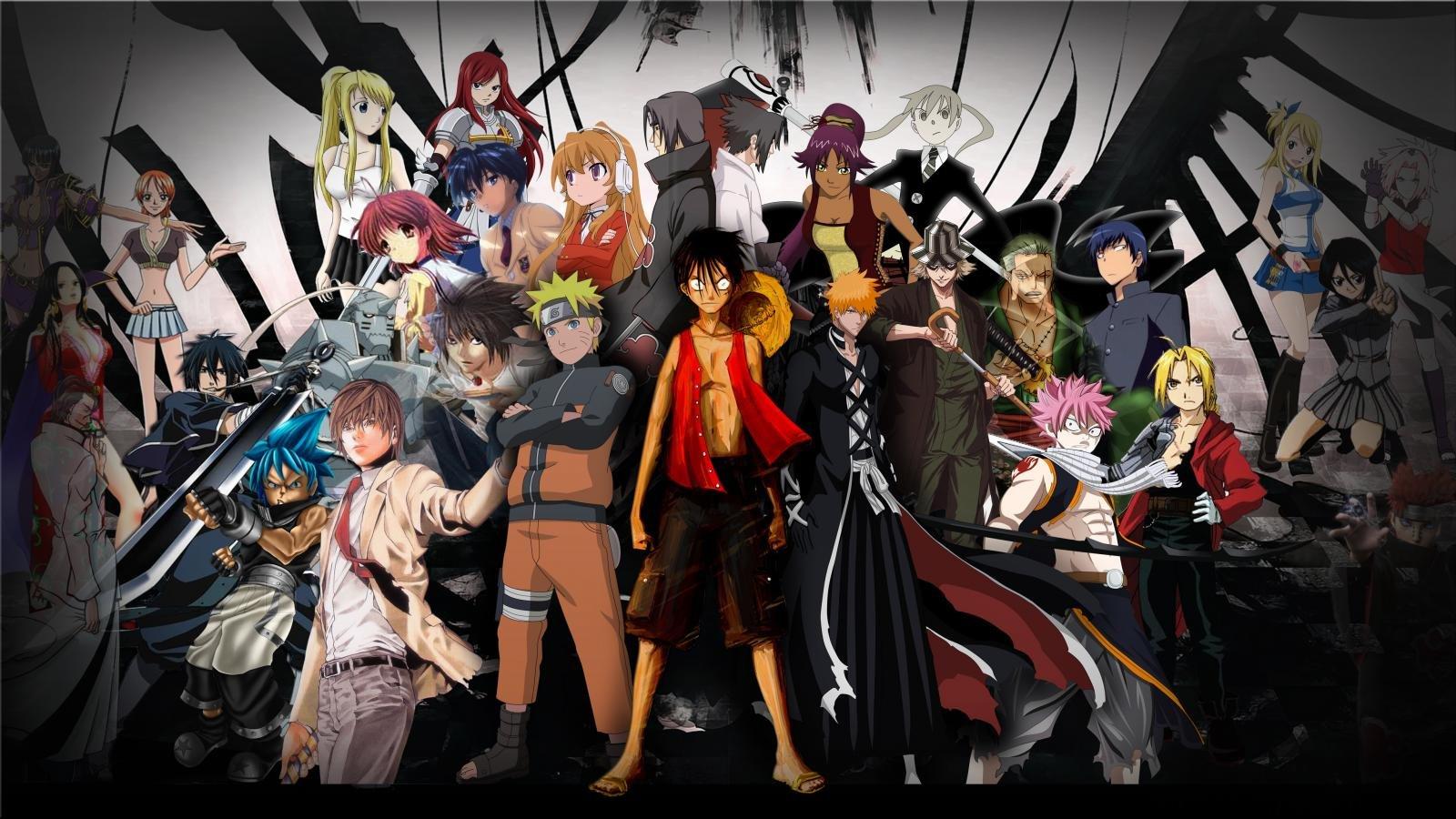 Anime Crossover Wallpapers  Top Free Anime Crossover Backgrounds   WallpaperAccess