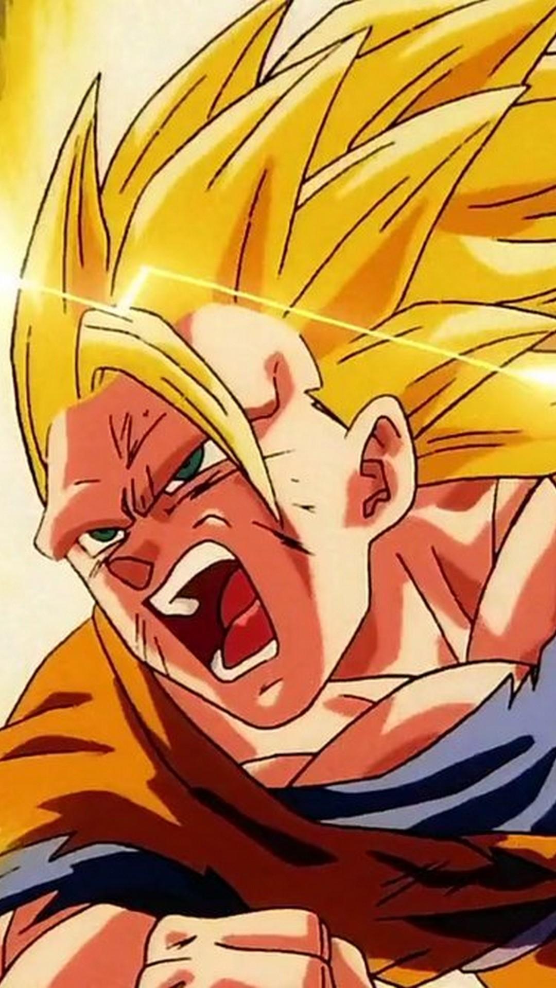 1080x1920 iPhone Wallpaper Goku SSJ3 3D iPhone Wallpaper
