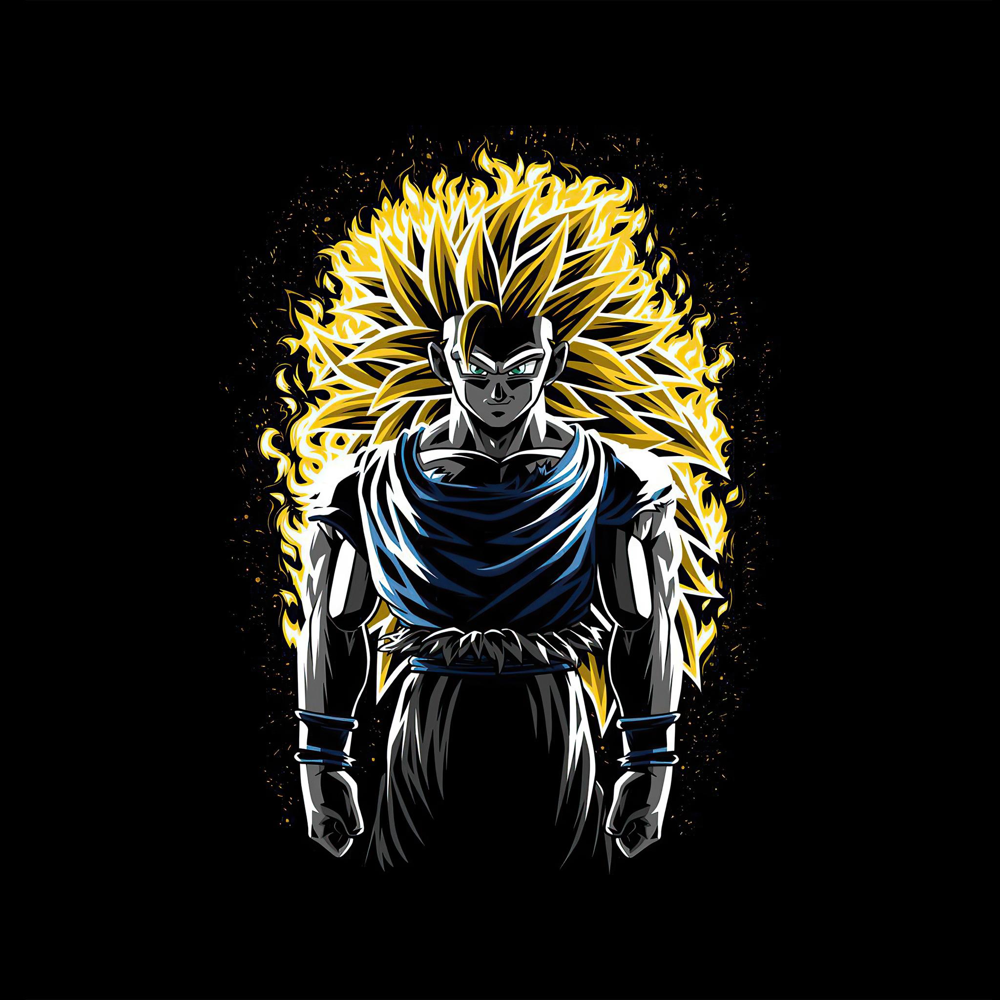 2048x2048 Battle Fire Super Saiyan 3 Goku Dragon Ball Z iPad Air HD 4k Wallpaper, Image, Background, Photo and Picture