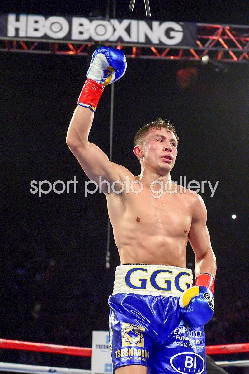 800x1200 Gennady Golovkin v Dominc Wade California 2016 Photo
