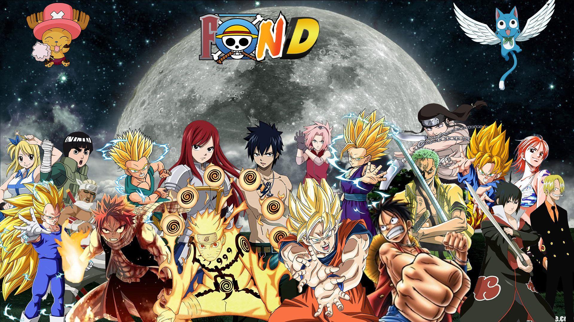 1920x1080 Fairy Tail Characters Wallpaper
