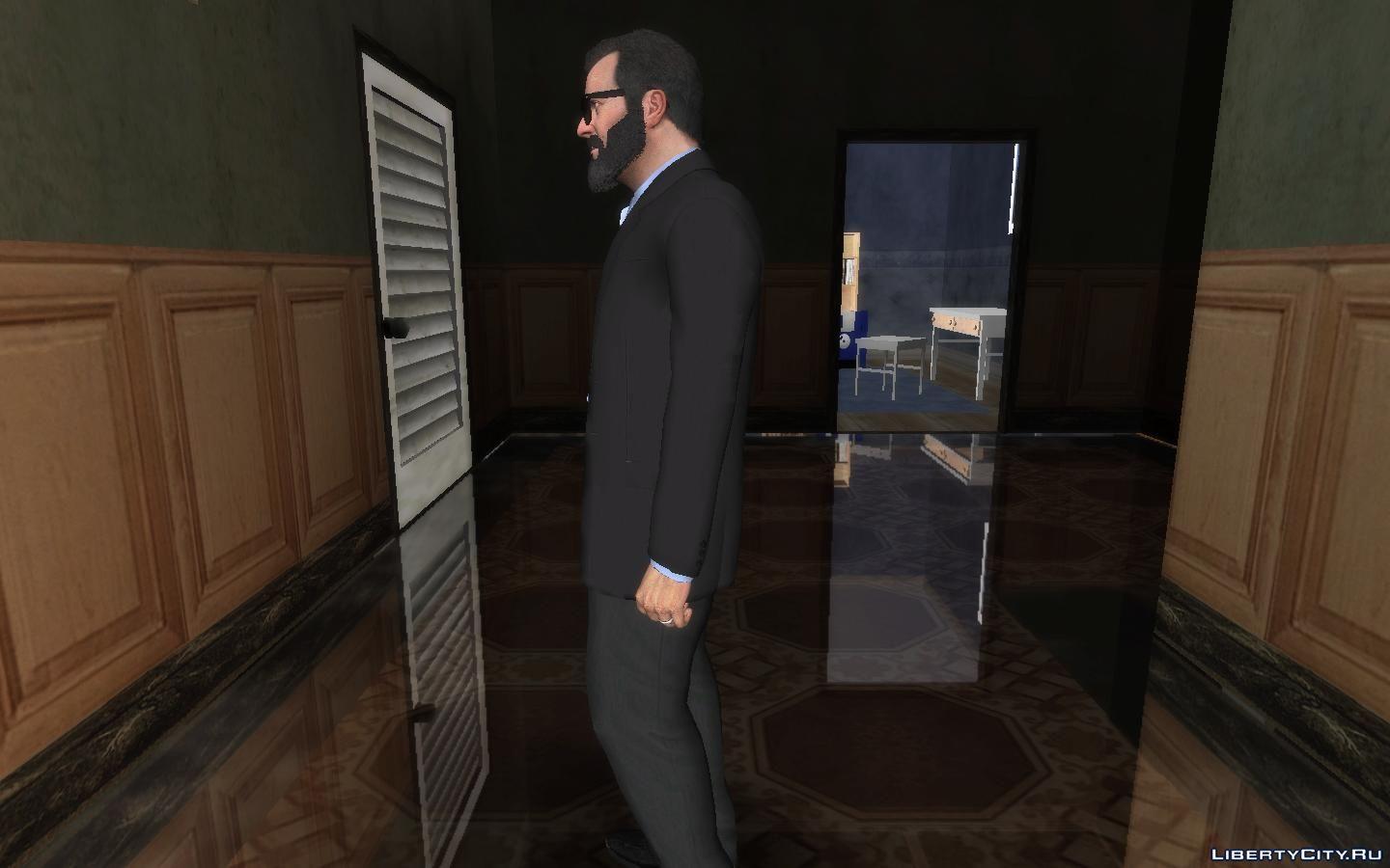 1440x900 Download Michael de Santa with a beard for GTA San Andreas