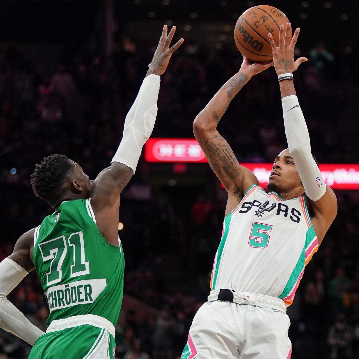 1400x1400 Dejounte Murray has been cleared to return tonight against the Boston Celtics The Rock