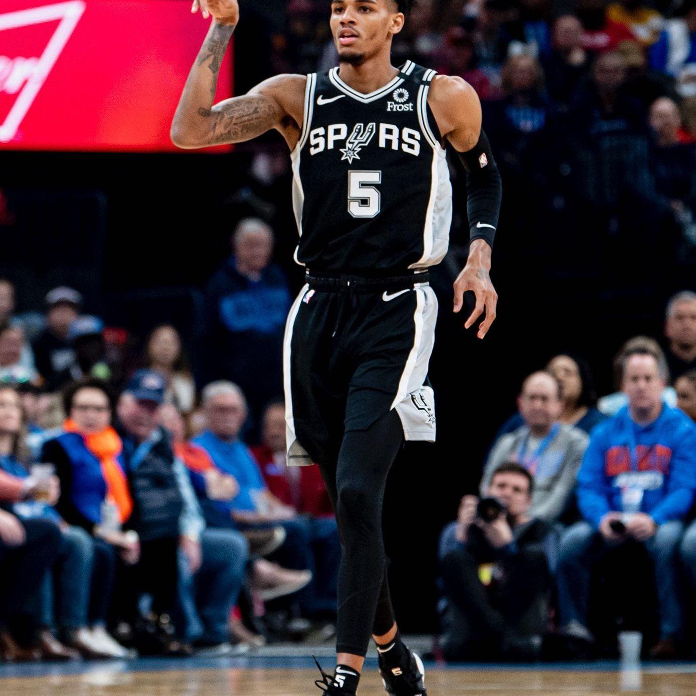 1400x1400 Dejounte Murray's career night led the Spurs to their first win of the Rodeo Road Trip The Rock