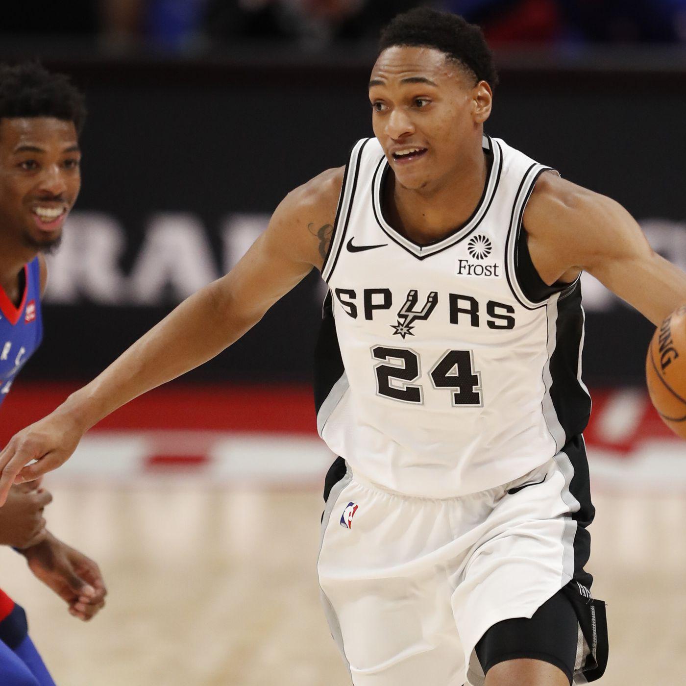 1400x1400 The Spurs' youth used a full team effort to throttle the Pistons The Rock