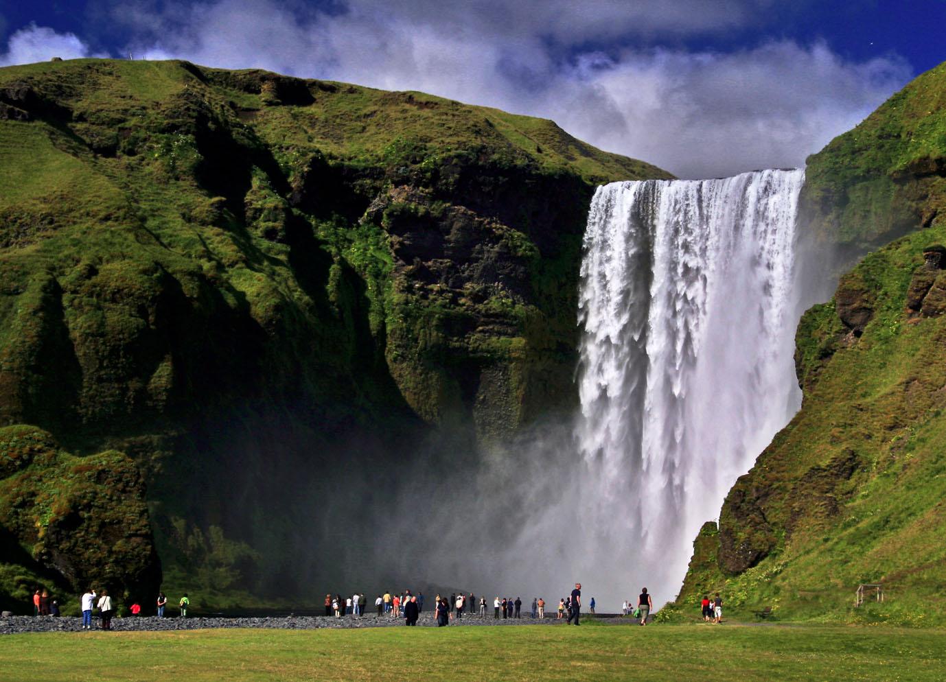 1378x994 Skógafoss Waterfall wallpaper, Earth, HQ Skógafoss Waterfall pictureK Wallpaper 2019