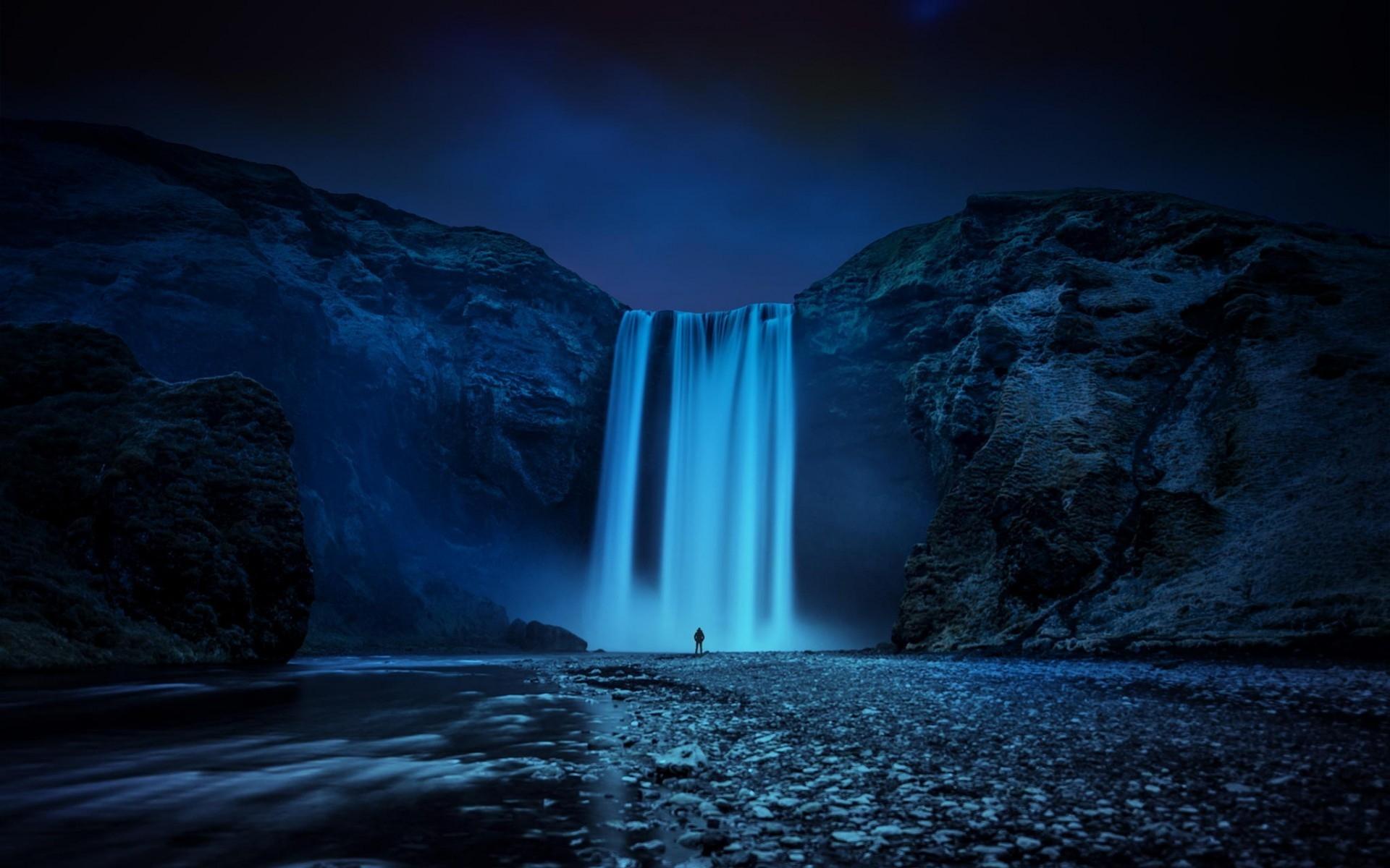 1920x1200 Beautiful Skogafoss Waterfall HD Wallpaper