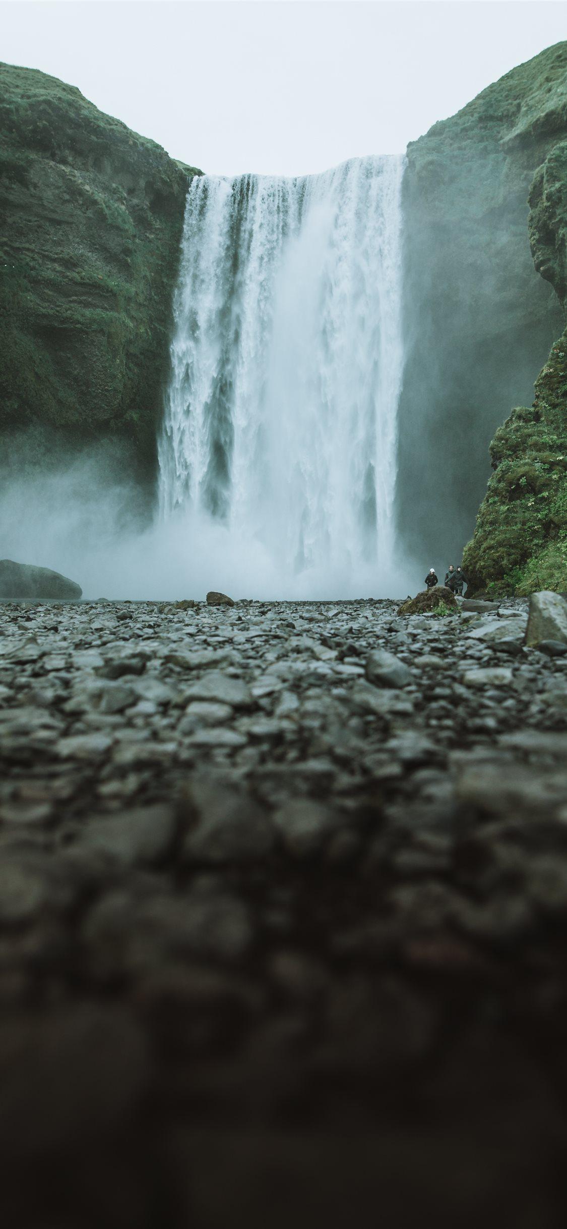 1125x2436 Skogafoss Iceland iPhone X Wallpaper Free Download
