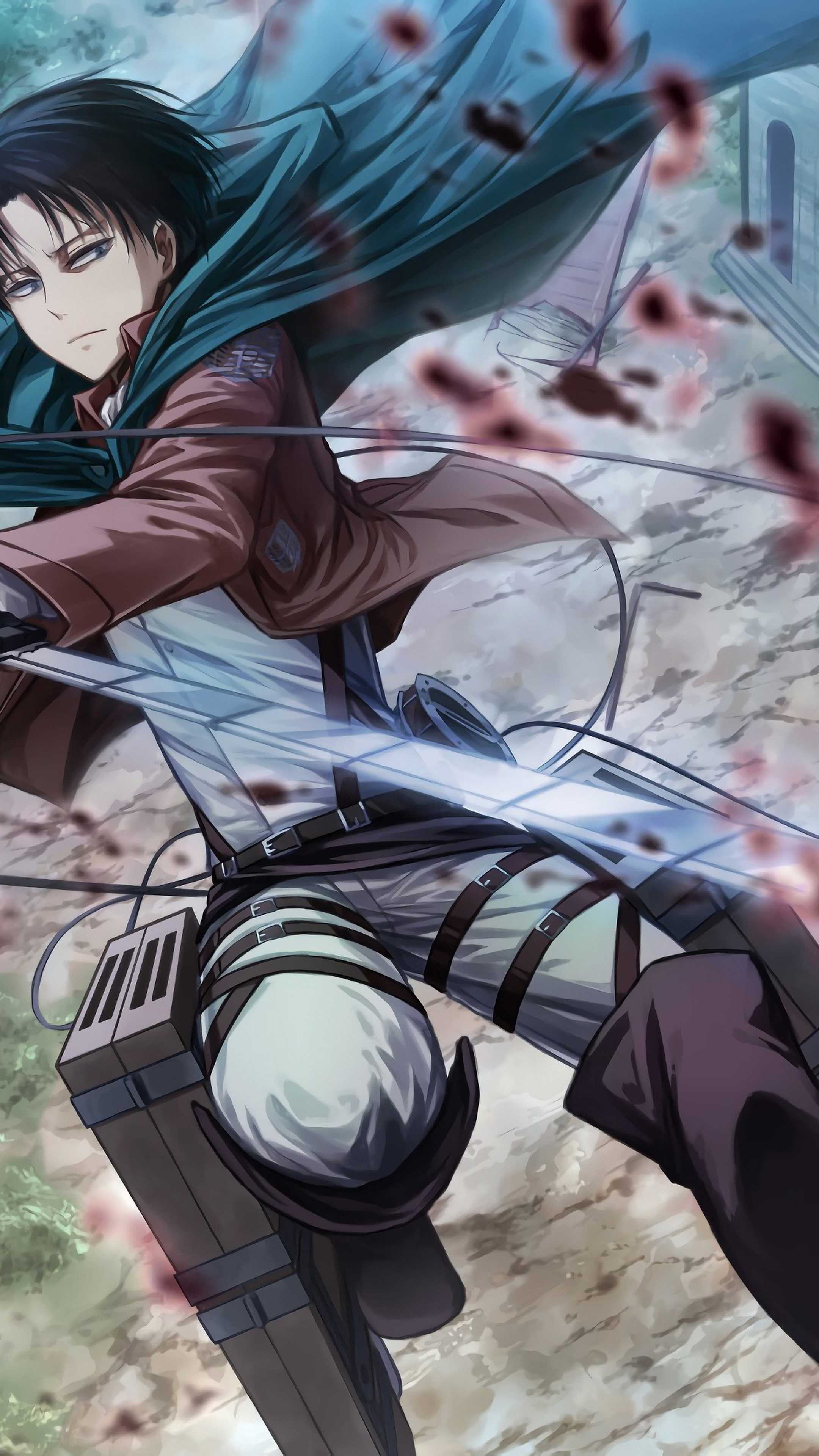 2160x3840 4K Attack On Titan Wallpaper