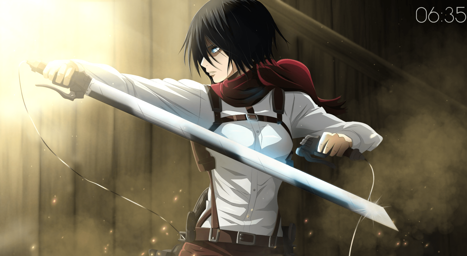 1920x1056 Mikasa Attack on Titan 4k live wallpaper [DOWNLOAD FREE]