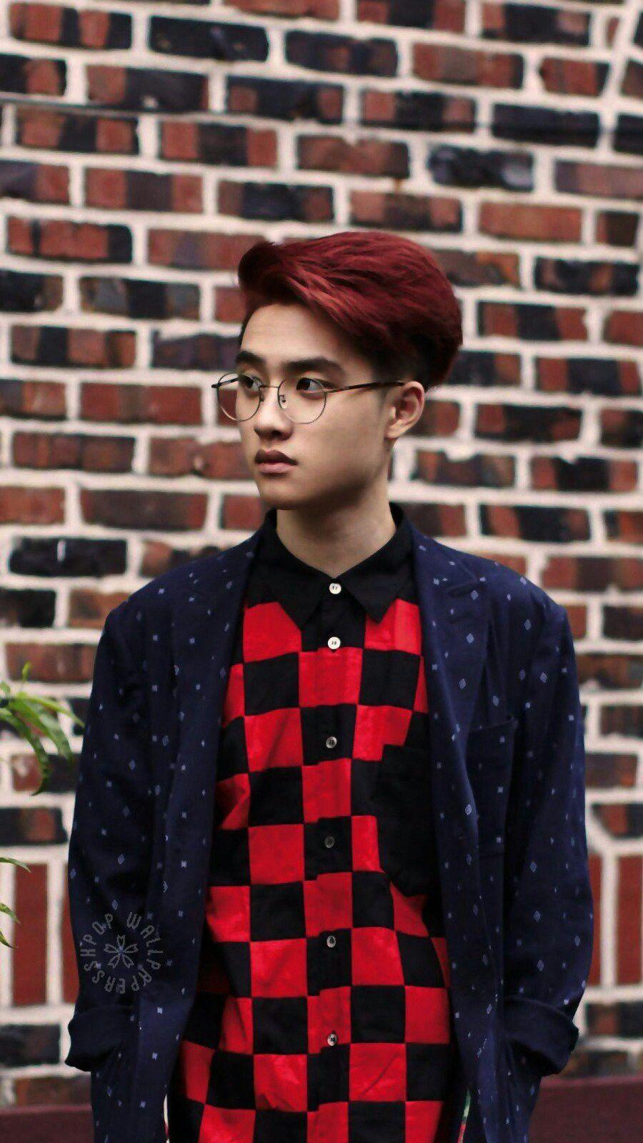 900x1600 Red Hair wallpaper. Yes pls .. EXO, Exo do, Korean star