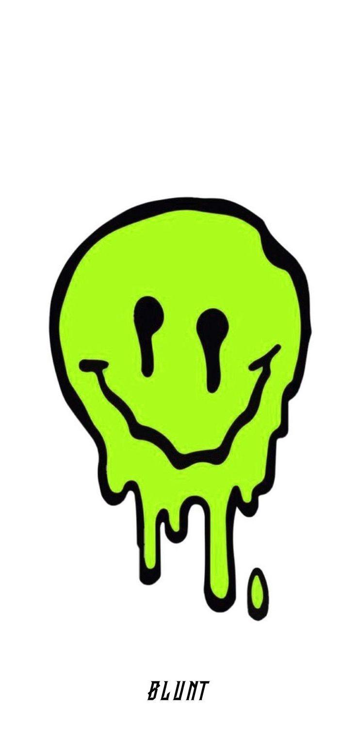 736x1532 Neon Smiley Drip Wallpaper. Drip smiley face wallpaper, iPhone cases, Smiley