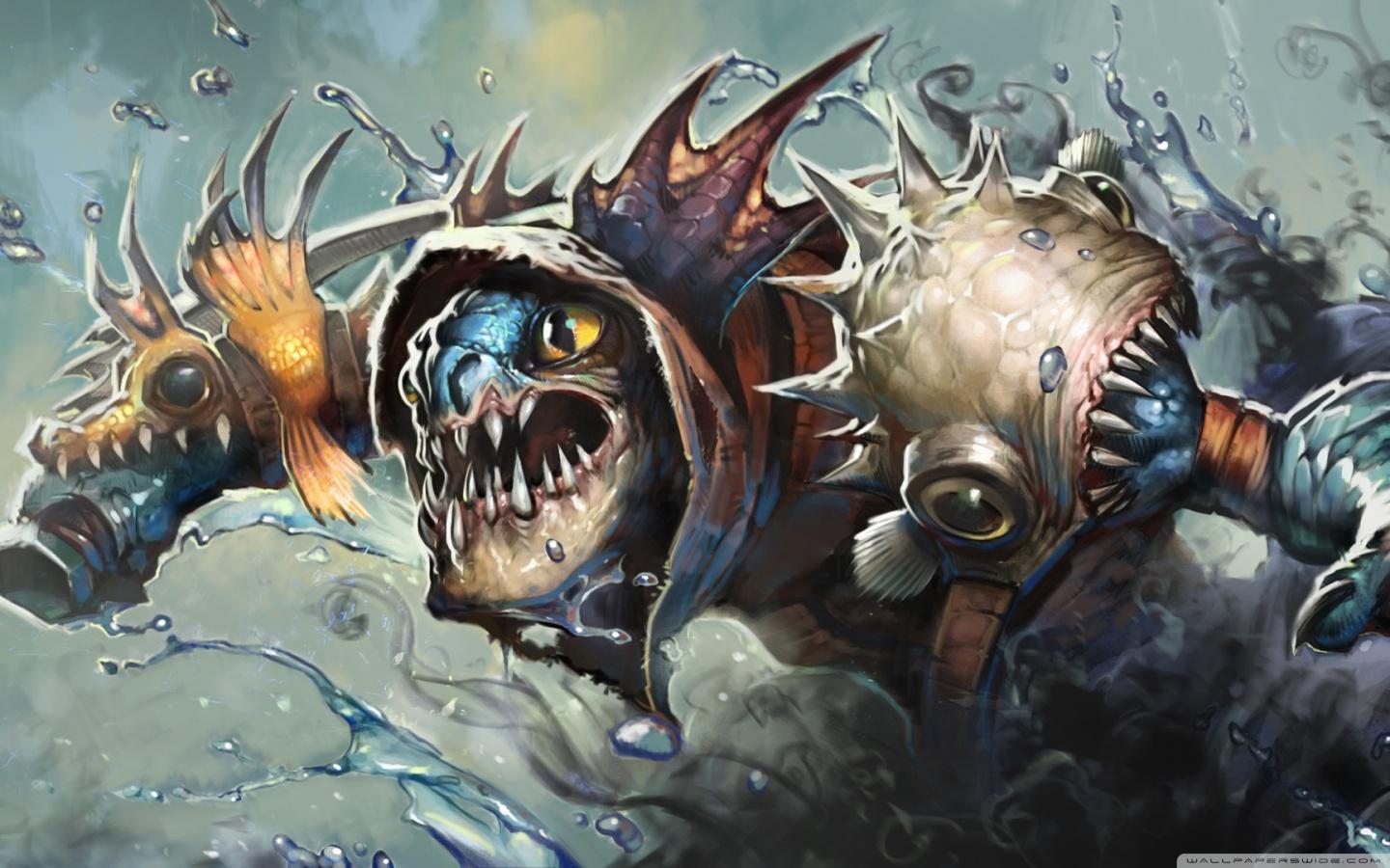 1440x900 Free download Slark Dota 2 4K HD Desktop Wallpaper for Dual Monitor [1440x900] for your Desktop, Mobile & Tablet. Explore Slark Wallpaper