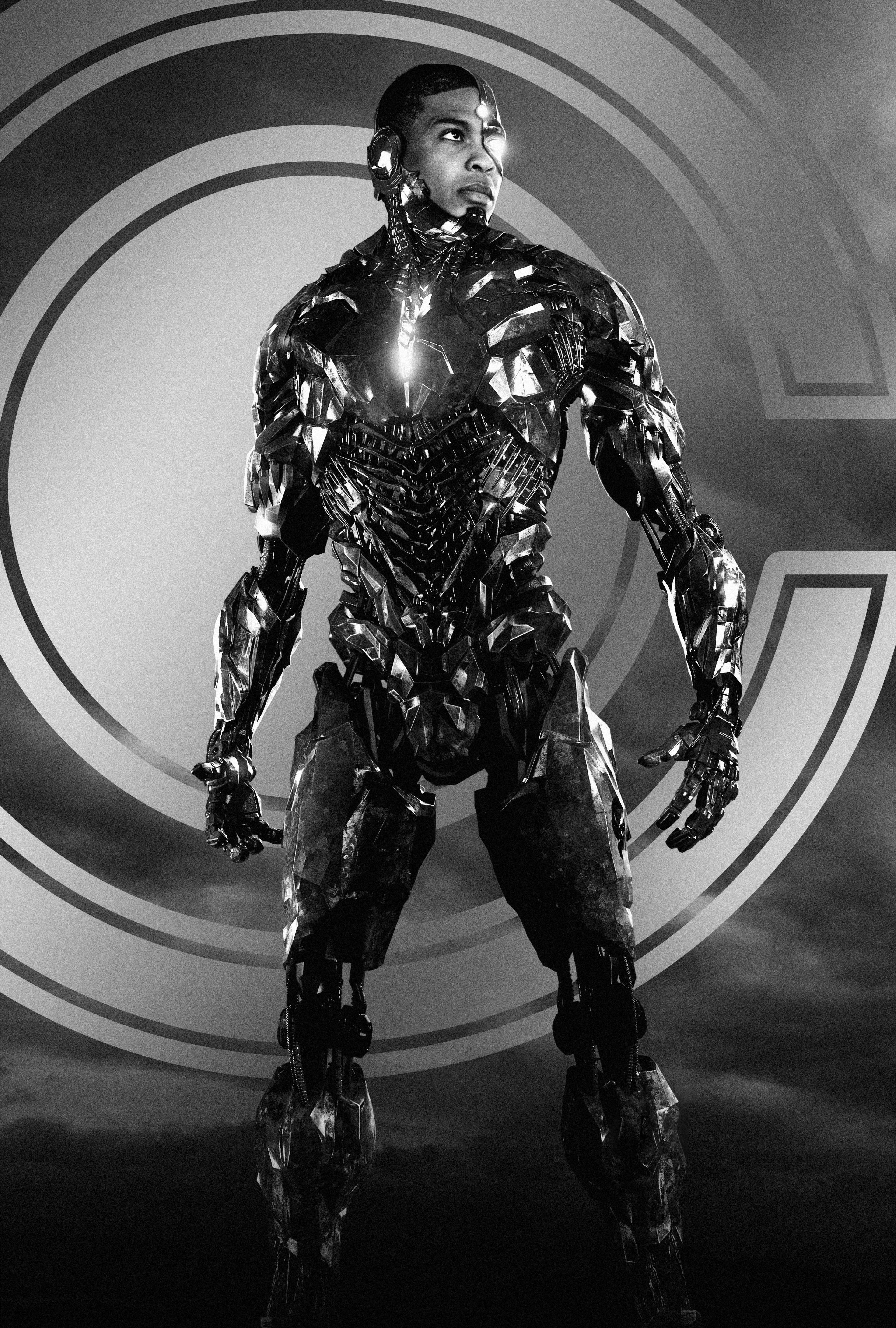 3840x5689 Zack Snyder's Justice League Wallpaper 4K, 2021 Movies, Cyborg, Ray Fisher, DC Comics, Black Dark