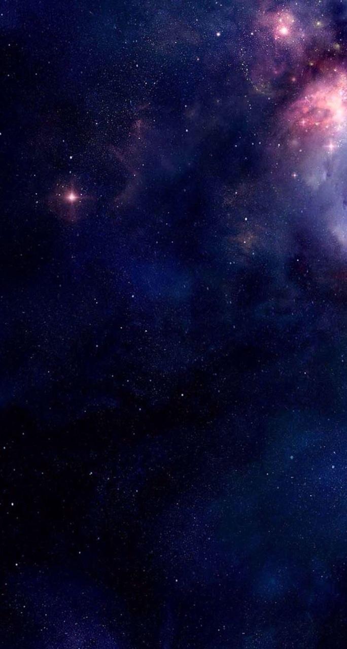 684x1280 Background, Black, Blue And Galaxy Galaxy Wallpaper Phone Wallpaper & Background Download