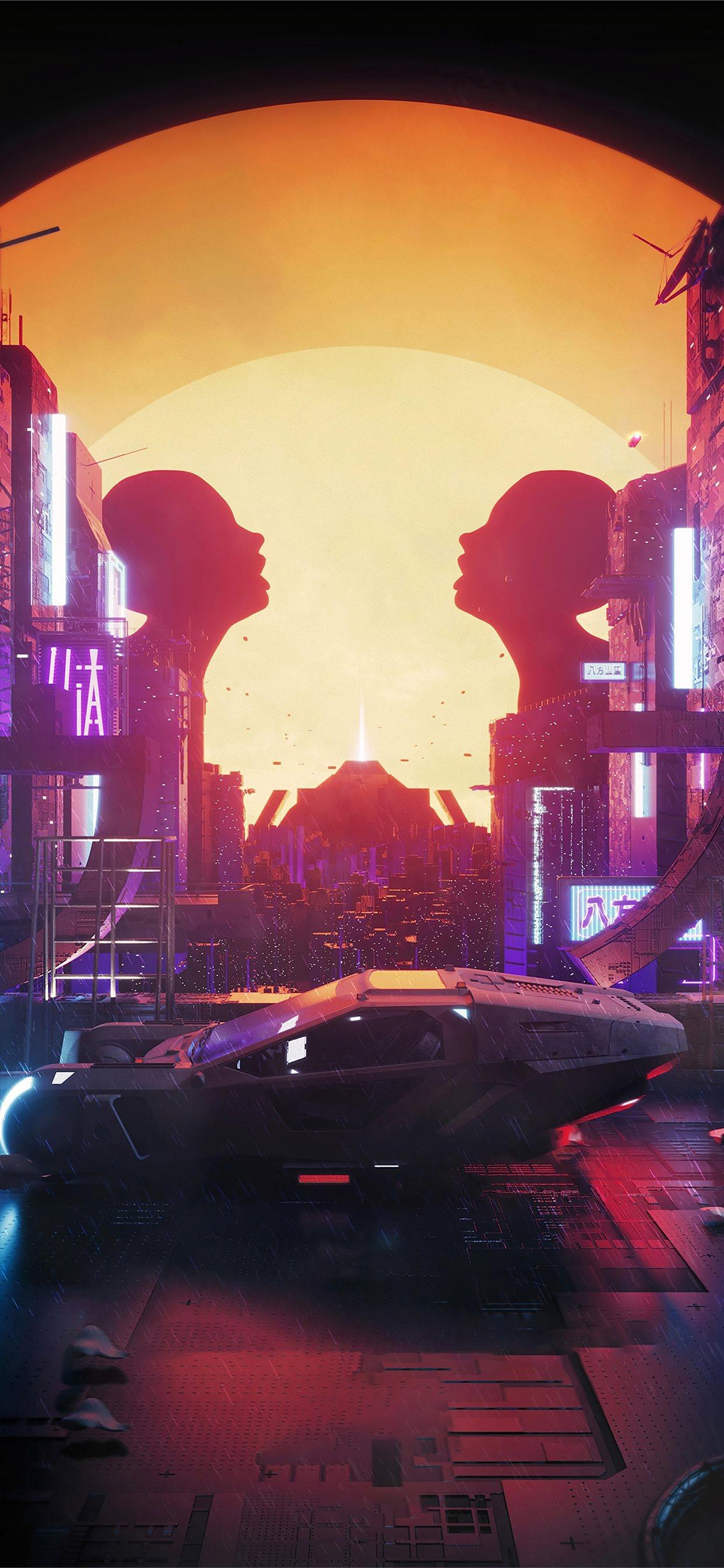 1242x2688 blade runner 2049 scifi car 4k iPhone 11 Wallpaper Free Download