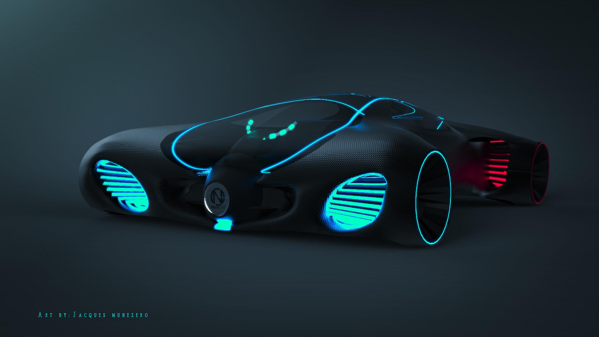 1920x1080 Sci Fi Car Concept
