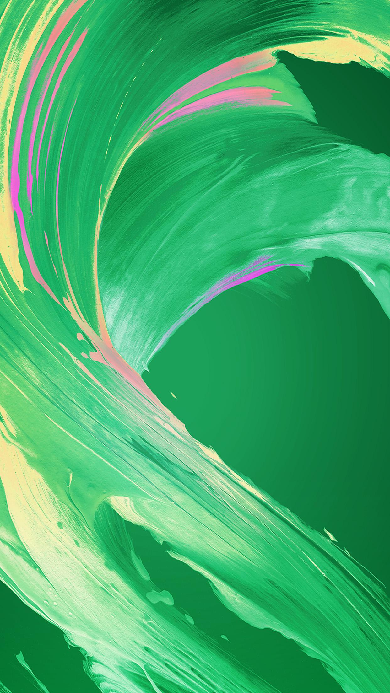 1242x2208 iPhone X wallpaper. paint green art xperia pattern