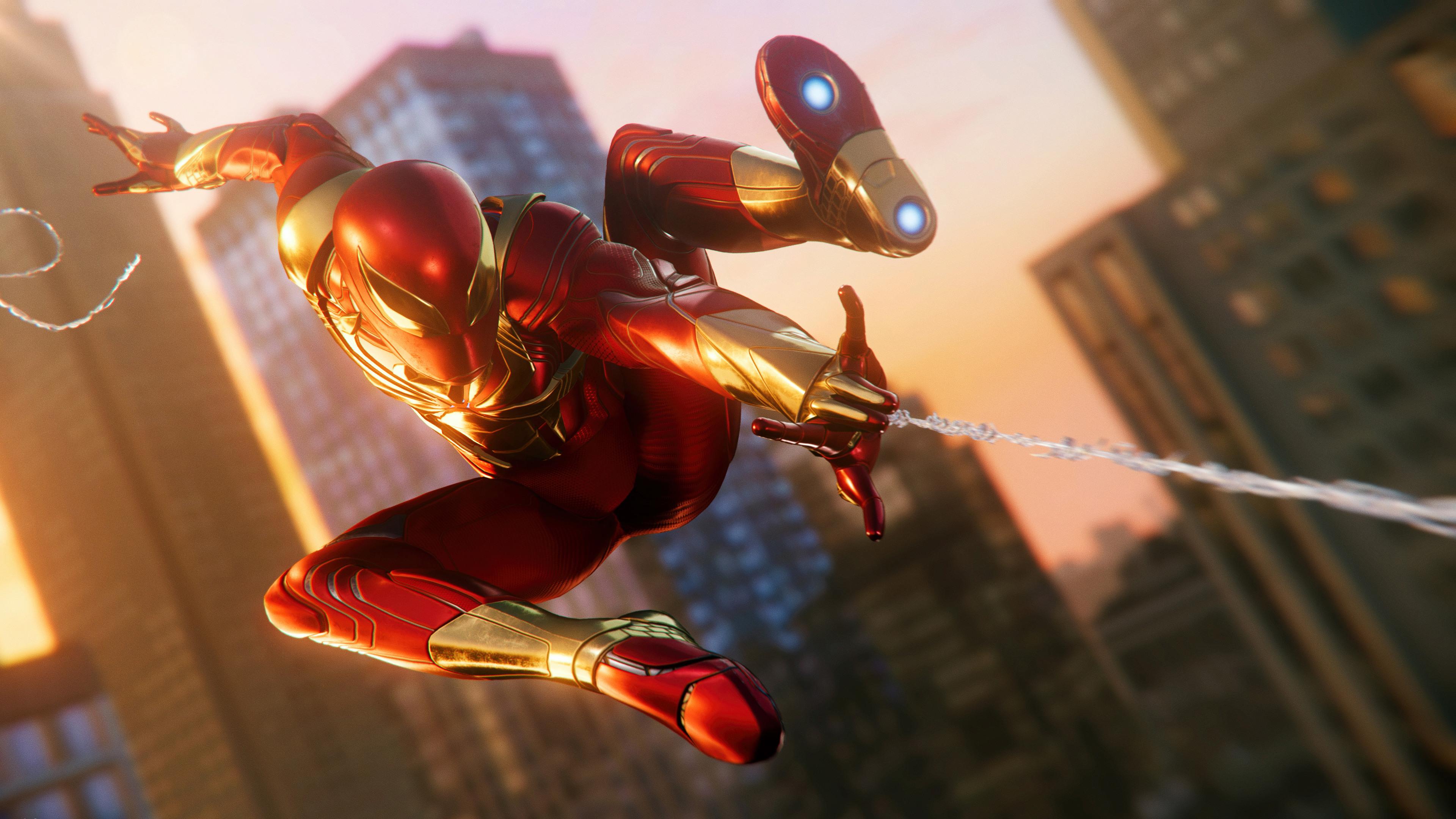 3840x2160 Scarlet Spider Spider Man PS4 4K