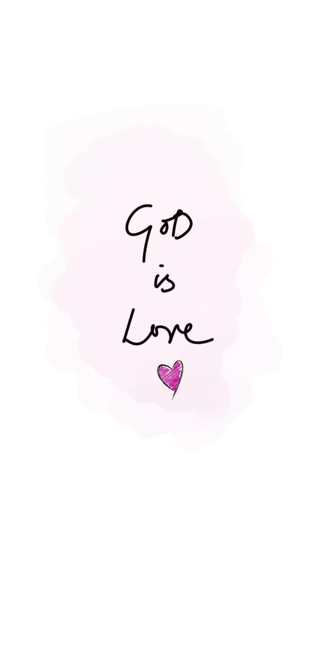 630x1280 God is love wallpaper