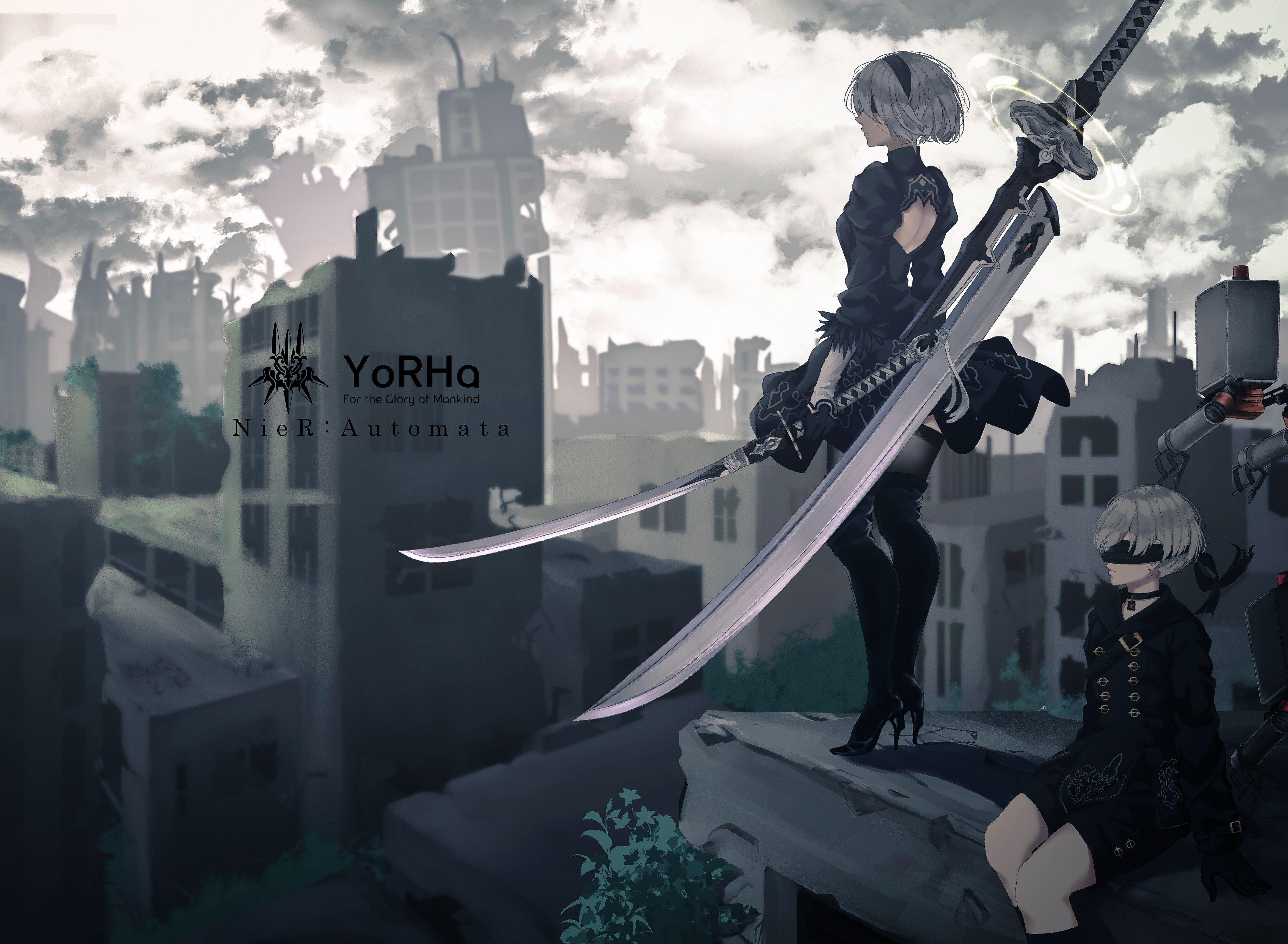 4784x3508 Nier Automata 4k Desktop Wallpaper