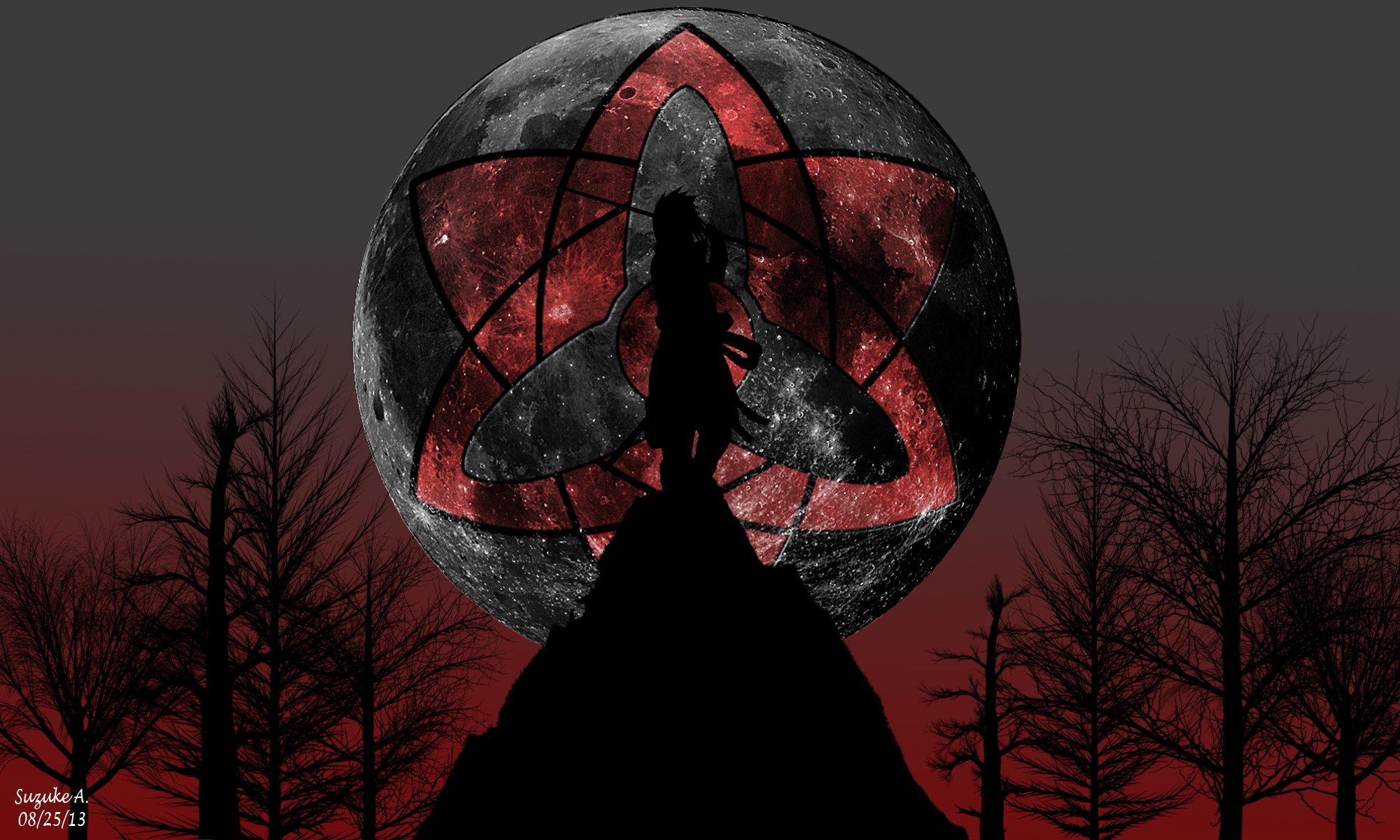 2000x1200 Uchiha Sasuke Sharingan Wallpaper