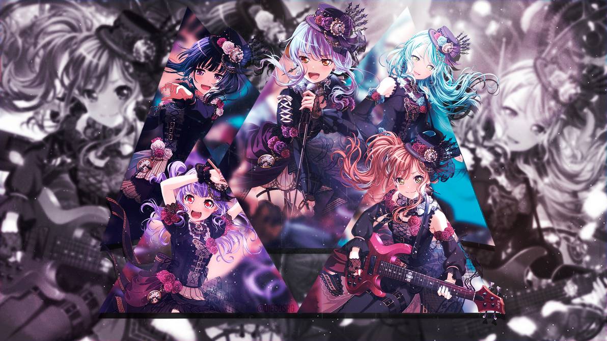 1192x670 Roselia Bandori Wallpaper