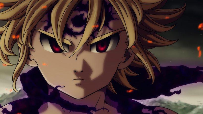 820x461 Meliodas Demon Mark Seven Deadly Sins 4K