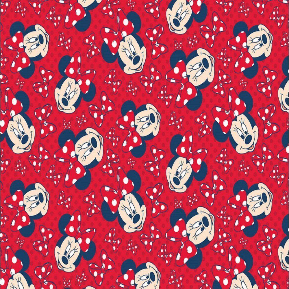 DI0992 Red Disney Minnie Mouse Rainbow Wallpaper