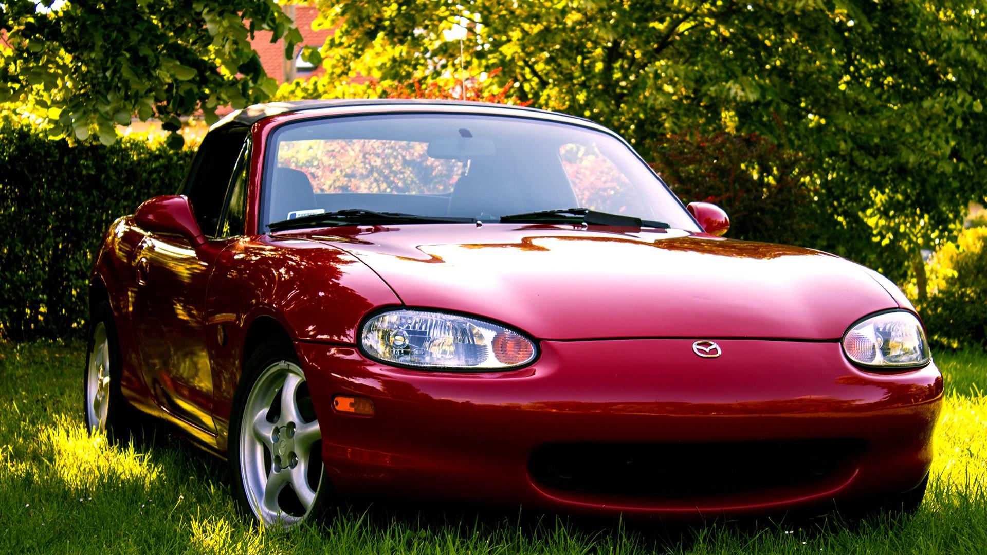 1920x1080 mx Mazda, Grass, Trees, MX Miata Wallpaper HD / Desktop and Mobile Background