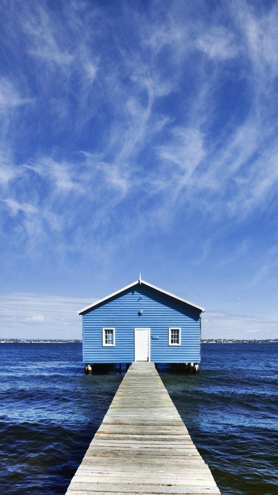 Blue House Wallpapers - Top Free Blue House Backgrounds - WallpaperAccess