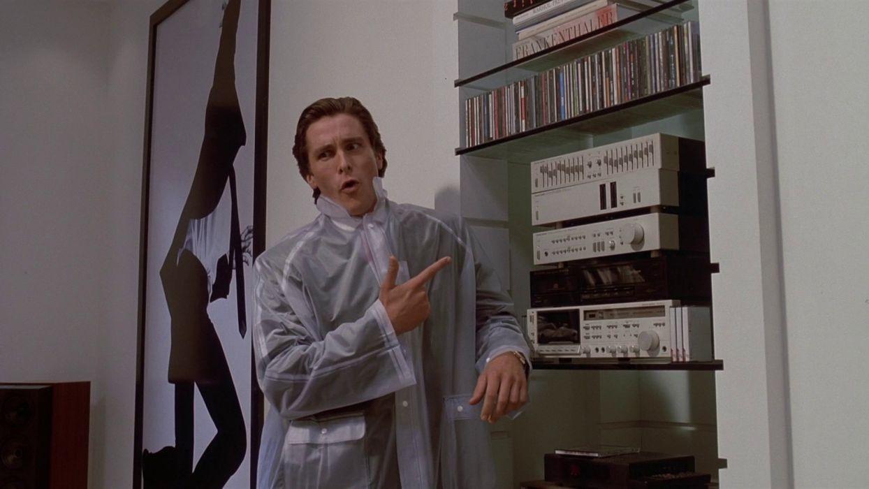 1244x700 American Psycho Christian Bale Patrick Bateman wallpaperx1080