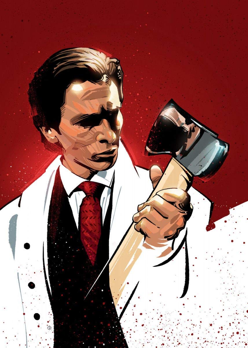 857x1200 American Psycho Poster Horor Movie Wall Decor Wall Print American Psycho Wallpaper Home Decor Gift for Him Gift for Her : Handmade Products