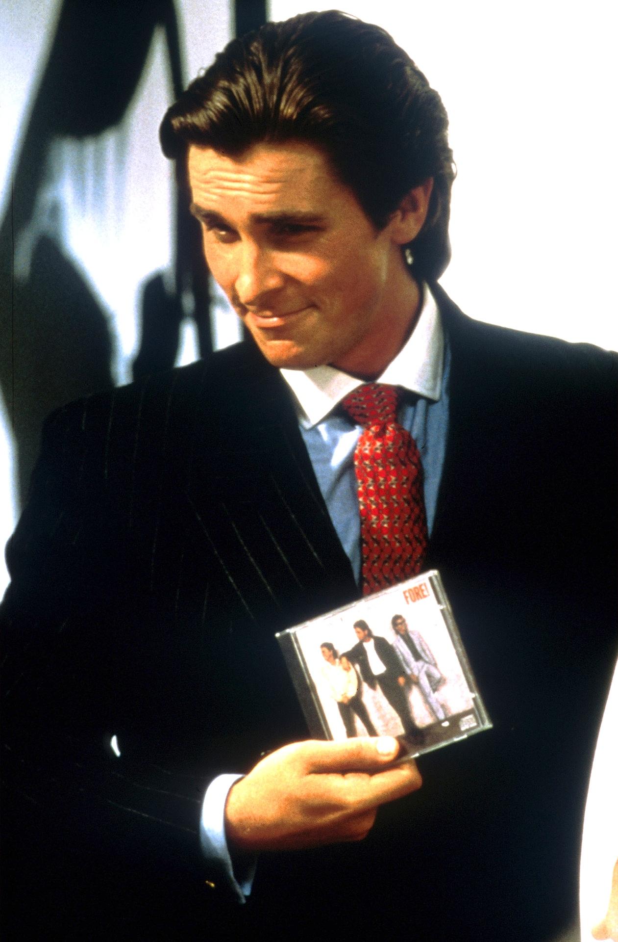1261x1920 View Christian Bale American Psycho Wallpaper