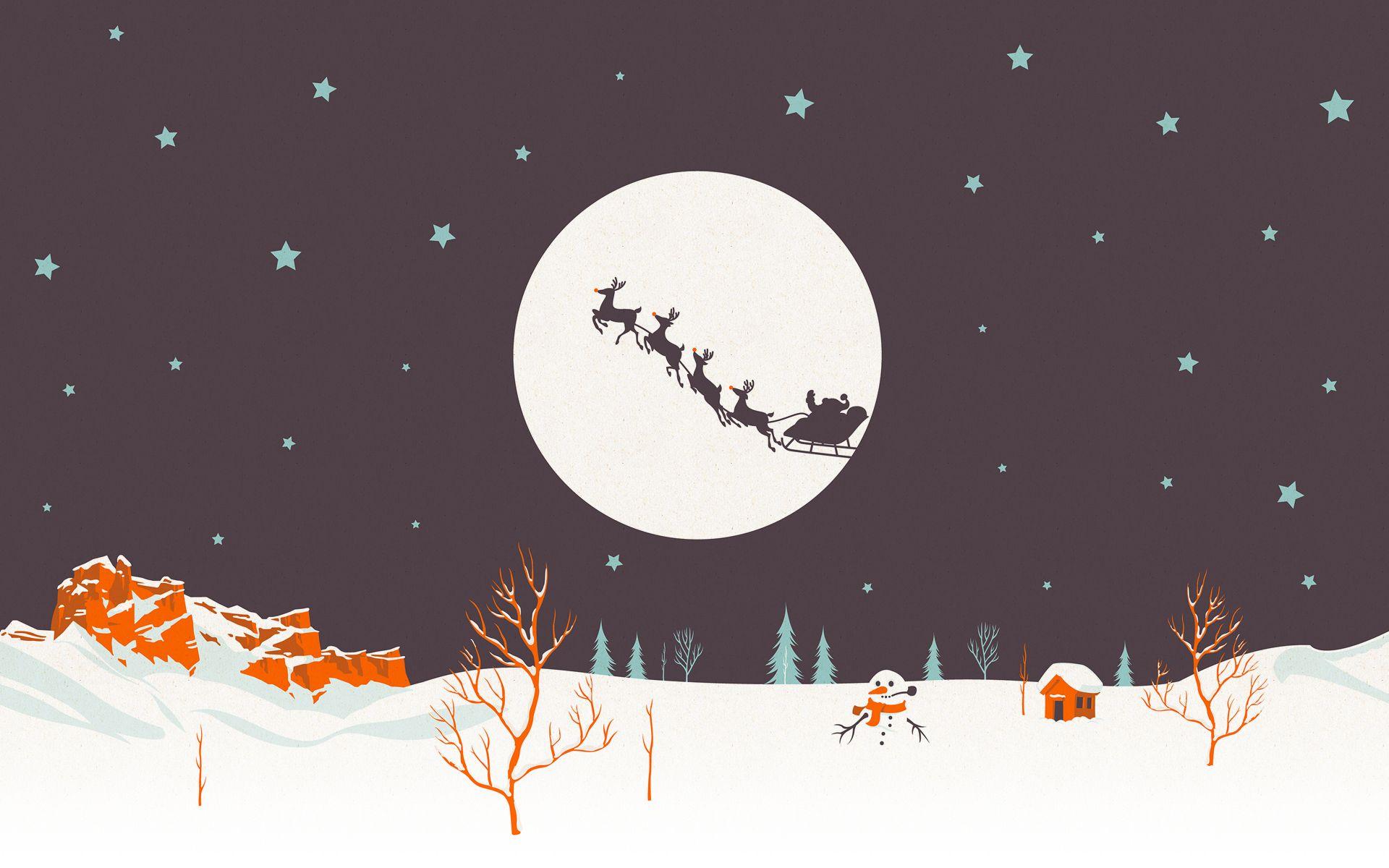 Santa&rsquo;s Sleigh Christmas Wallpapers - Top Free Santa&rsquo;s Sleigh Christmas